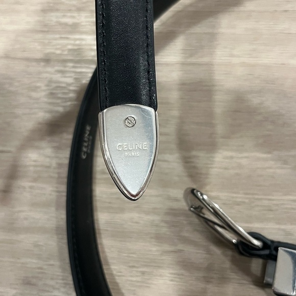 CELINE WESTERN BELT TAURILLON LEATHER 90
